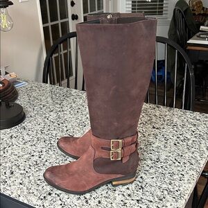 Sorel Lolla II Riding Boot Rain Equestrian Waterproof Leather Zip Women's Size 8